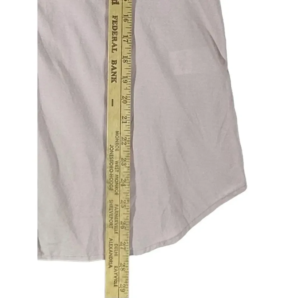 Chicos Silky Soft‎ Donny Half-Placket Shirt Size 1 or 8/10 Pink Button Front